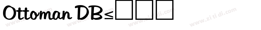 Ottoman DB字体转换